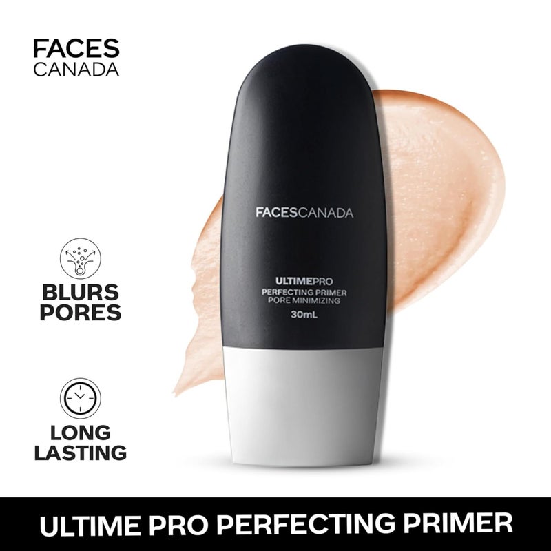 FACESCANADA Ultime Pro Perfecting Face Primer | Lightweight & Pore Minimizing | Makes Makeup Long Lasting | Oil Free Matte Primer | 1.01 Fl oz (30ml) - Image 2